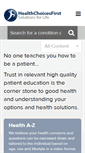 Mobile Screenshot of healthchoicesfirst.com